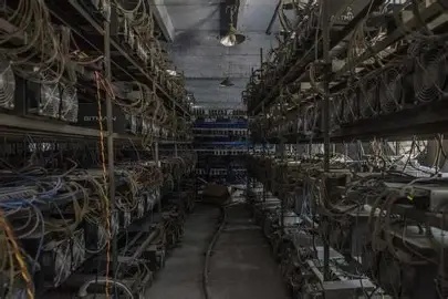 Efficient peso-funded mining farm in Argentina's countryside