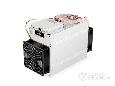 High-performance Bitcoin mining rig under operation